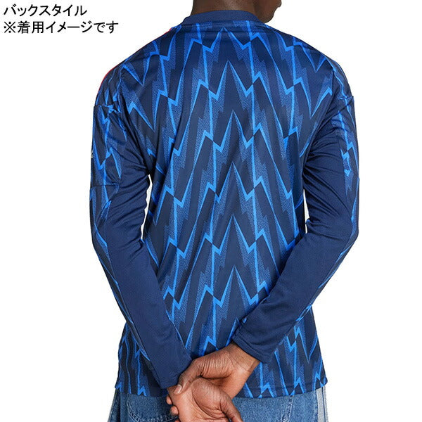 【ショップ限定エントリーでさらに+9倍】アーセナルARS2025-26レプリカアウェイユニフォーム長袖KSJ45-JI9525サッカーナイトインディゴアディダスadidas