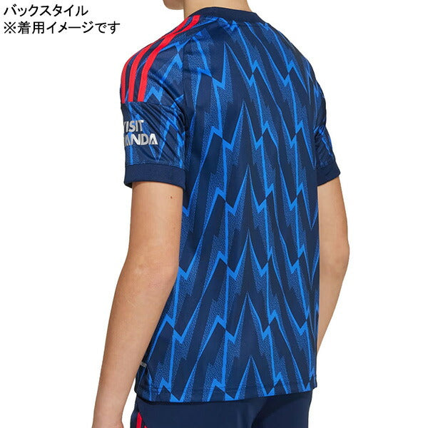 アーセナルジュニアARS2025-26レプリカアウェイユニフォームKSJ67-JI9550サッカー半袖子供用ナイトインディゴアディダスadidas