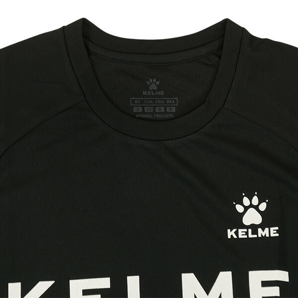【ネコポス対応可】ケルメKELMEロゴTシャツKSP1365サッカーフットサルプラクティスシャツ半袖練習着メンズ