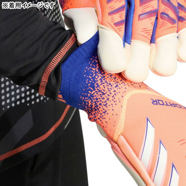 アディダスadidasプレデターProハイブリッドKSZ36-JN5364サッカーキーパーグローブGKグローブゴールキーパーシグナルコーラル