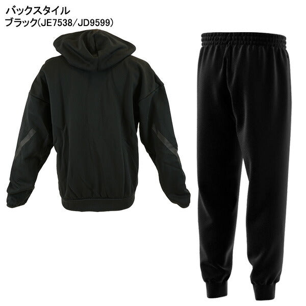 【上下セット】アディダスadidasZ.N.E.スウェット上下KTJ50-KTJ51サッカーフットサルジップパーカーパンツメンズ