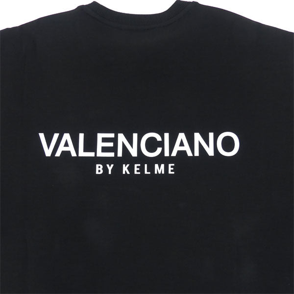 バレンシアーノVALENCIANOKVクルーネックスウェットシャツKV24F204サッカーフットサル丸首トレーナーメンズブラック