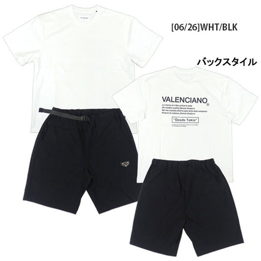 【上下セット】バレンシアーノbyケルメVALENCIANO背中ロゴTシャツハーフパンツKV26S611KV26S609サッカーフットサルカジュアルセットメンズ