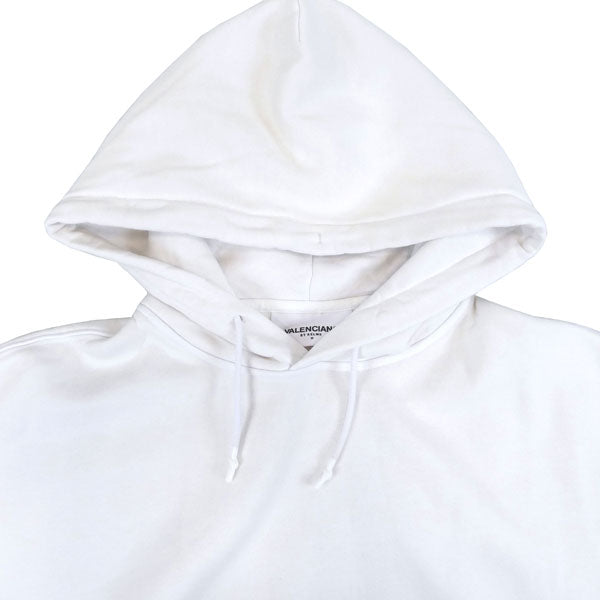 【ショップ限定エントリーでさらに+9倍】バレンシアーノVALENCIANOケルメスウェットパーカー黒沼染MサイズKV745サッカーフットサルプルオーバーパーカー白