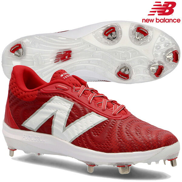 ニューバランスNewBalanceヒューエルセルFUELCELLX4040V7METAL金具スパイク2E相当レッドL4040TR72E