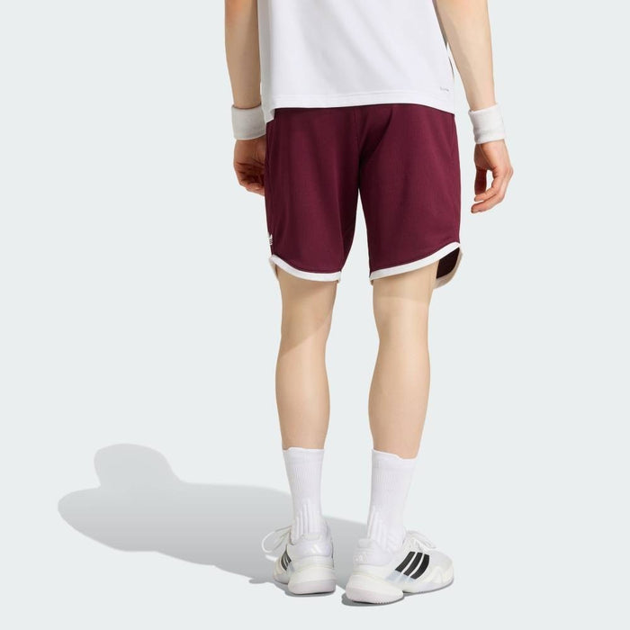 アディダスadidasテニスショーツショートパンツメンズ大人クラシックス9インチダブルニットカラーブロック練習試合L4836
