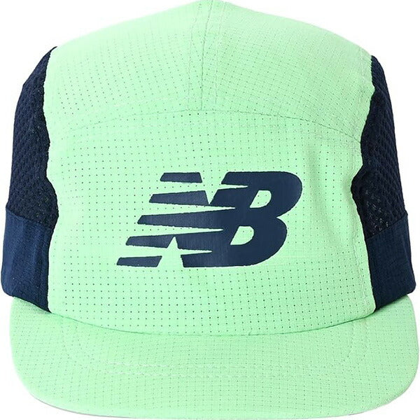 【ネコポス送料無料】ニューバランスNewBalanceジュニアメッシュキャップLAH51023-EJTサッカーフットサル帽子熱中症対策グリーン子供用