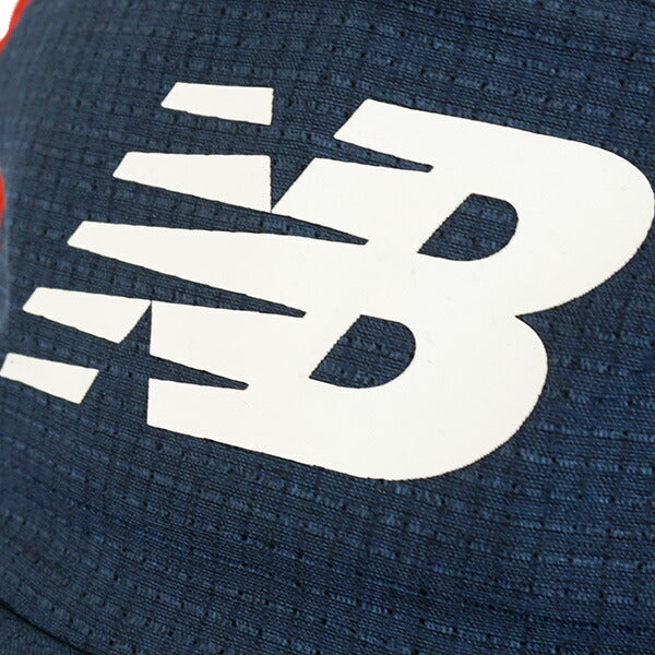 【ネコポス送料無料】ニューバランスNewBalanceジュニアメッシュキャップLAH51023-TREサッカーフットサル帽子熱中症対策レッド子供用