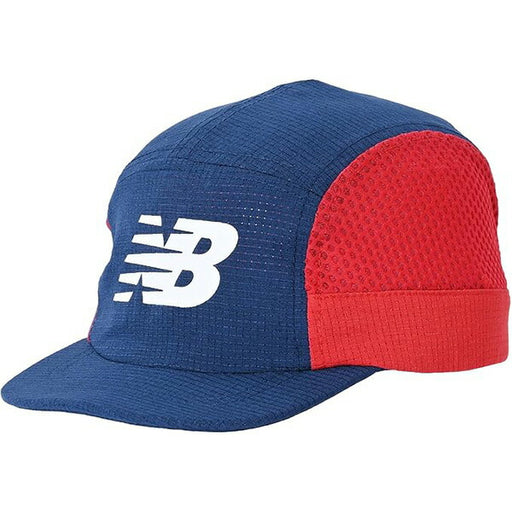 【ネコポス送料無料】ニューバランスNewBalanceジュニアメッシュキャップLAH51023-TREサッカーフットサル帽子熱中症対策レッド子供用