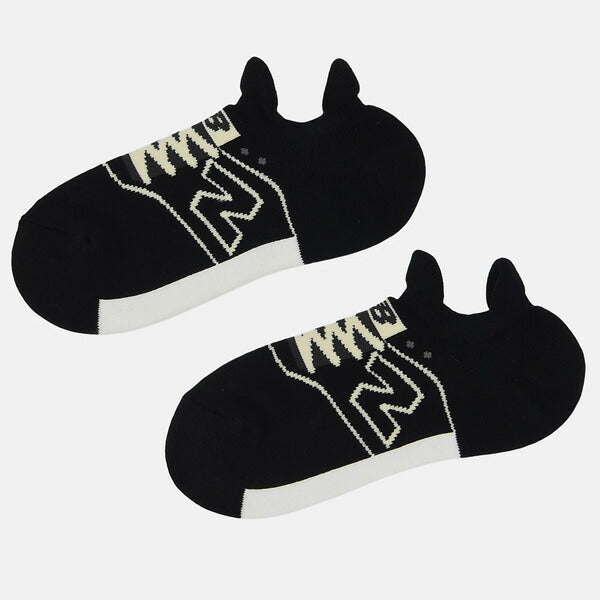 【メール便対応】ニューバランスNewbalanceSocks9011スニーカー柄パイルソックスLAS35701-BK