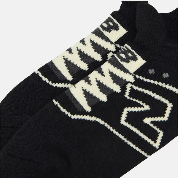 【メール便対応】ニューバランスNewbalanceSocks9011スニーカー柄パイルソックスLAS35701-BK