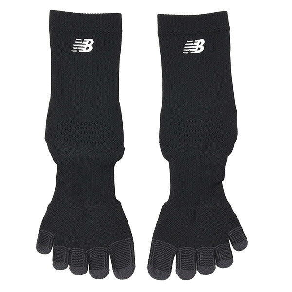 【ネコポス送料無料】ニューバランスNewBalance5本指グリップソックスLAS45682-BKサッカーフットサル靴下滑り止めブラック