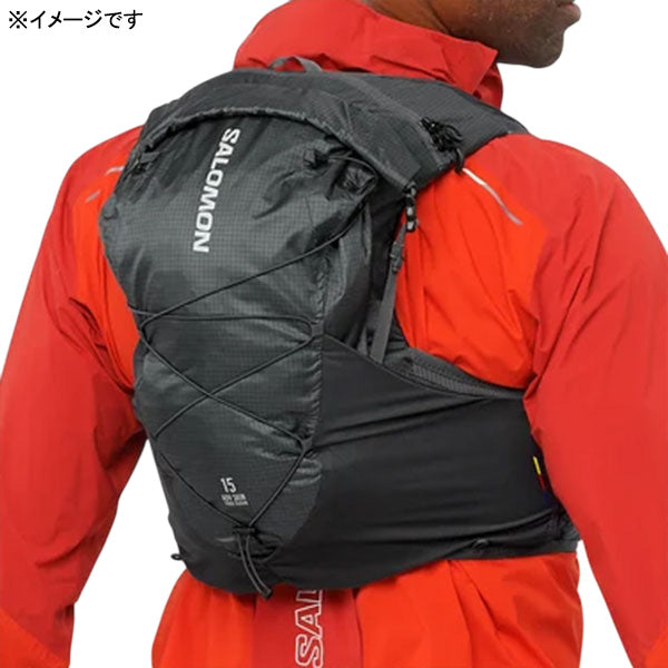 サロモンSALOMONADVSKINCROSSSEASON15LC1918300ランニング陸上ランニングベストバッグ15L小物入れグレー