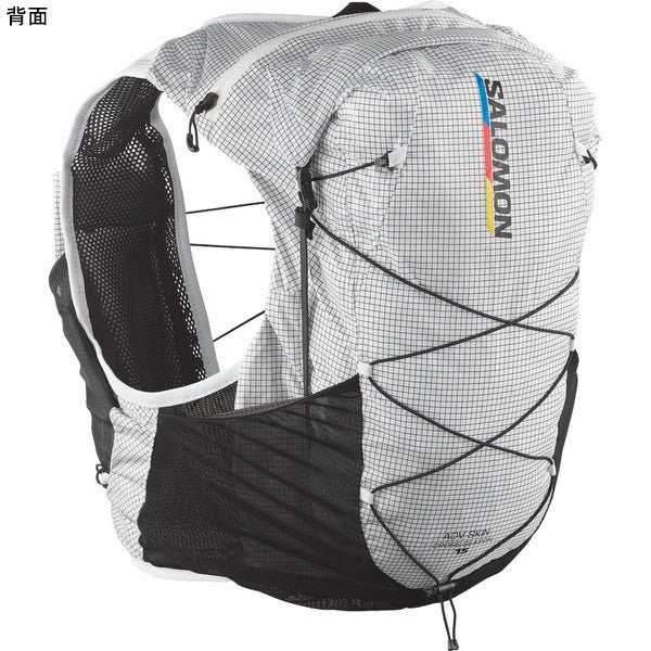 サロモンSALOMONADVSKINCROSSSEASONRACEFLAGLC2091900ランニング陸上ランニングベストバッグ15L小物入れホワイト