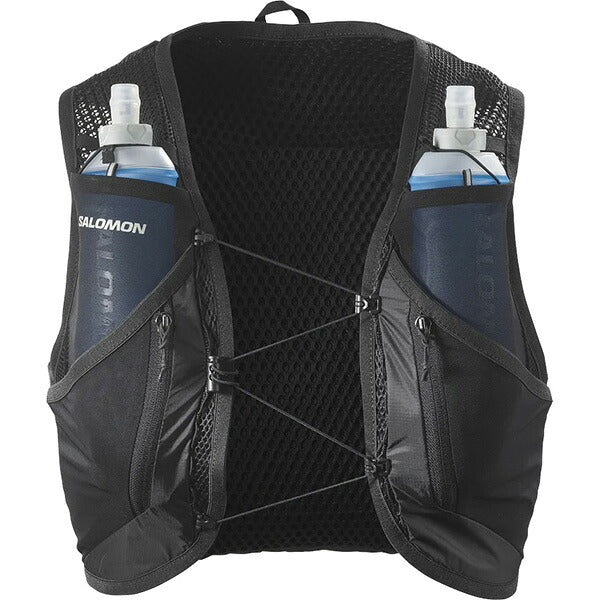 サロモンSALOMONACTIVESKIN12フラスク付LC2177400ランニング陸上ランニングベストバッグ12L小物入れブラック