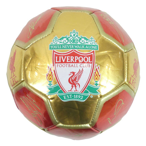 【ショップ限定エントリーでさらに+9倍】リバプールサイン入りボール1号球LIV_SIG_26SKILLBALLサッカープレミアリーグサポーターグッズ