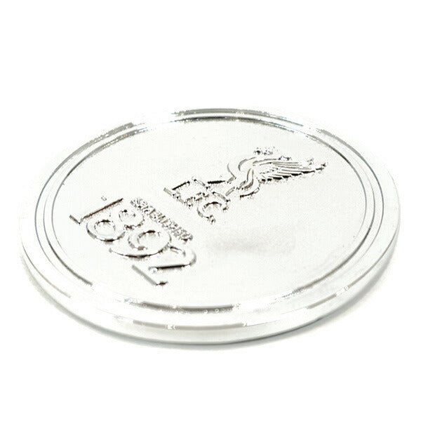 【ネコポス対応可】リバプールオフィシャル合金カーバッジLIV_ALLOYCARBADGEサッカー6×6cm亜鉛製シールサポーターグッズ