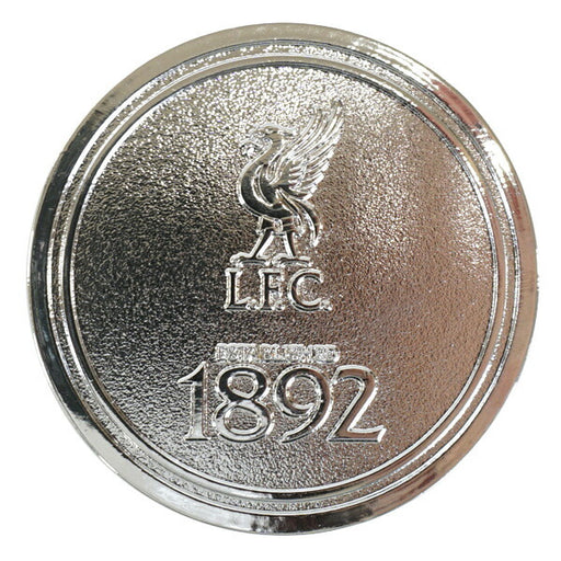 【ネコポス対応可】リバプールオフィシャル合金カーバッジLIV_ALLOYCARBADGEサッカー6×6cm亜鉛製シールサポーターグッズ