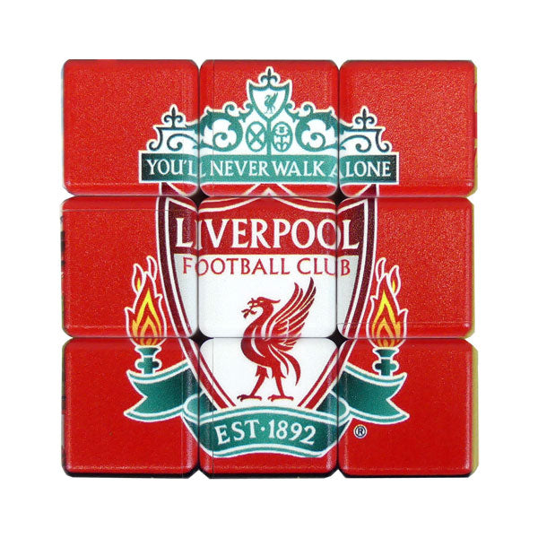 【送料無料】リバプールオフィシャルルービックキューブサッカープレミアリーグサポーターグッズおもちゃパズル