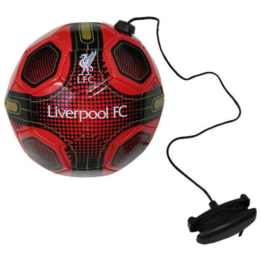 リバプールオフィシャルSize2スキルズトレーナーボールLIV_SKILLS_TRAINERサッカーボールサポーターグッズ紐付き練習用2号球レッド