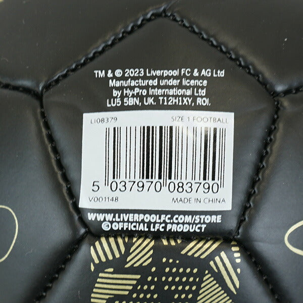 リバプールオフィシャル1号球選手サイン入りGLDLIV_SKIL_SIGN_GLD_PHサッカーサインボールサポーターグッズブラック