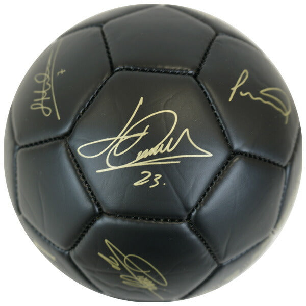 リバプールオフィシャル1号球選手サイン入りGLDLIV_SKIL_SIGN_GLD_PHサッカーサインボールサポーターグッズブラック