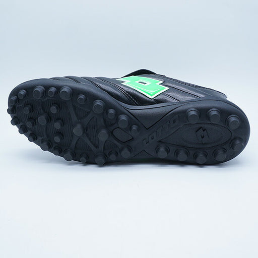 STADIOJPTFロットLOTTOLO-STADIO-3-BLKGRNブラックグリーンサッカートレーニングシューズ