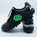 STADIOJPTFロットLOTTOLO-STADIO-3-BLKGRNブラックグリーンサッカートレーニングシューズ
