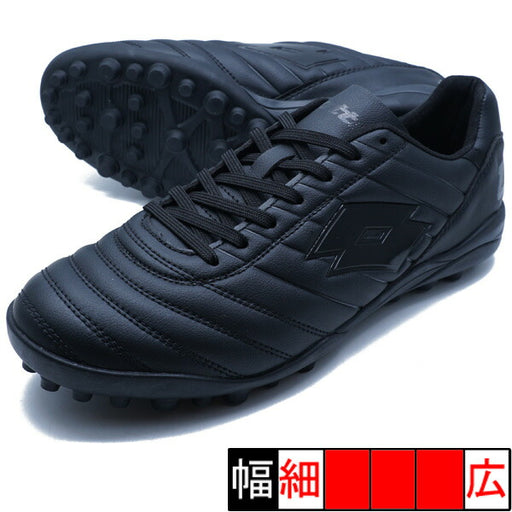 STADIO4ETFロットLOTTOLO-STADIO-4-BLKBLKブラックサッカートレーニングシューズ