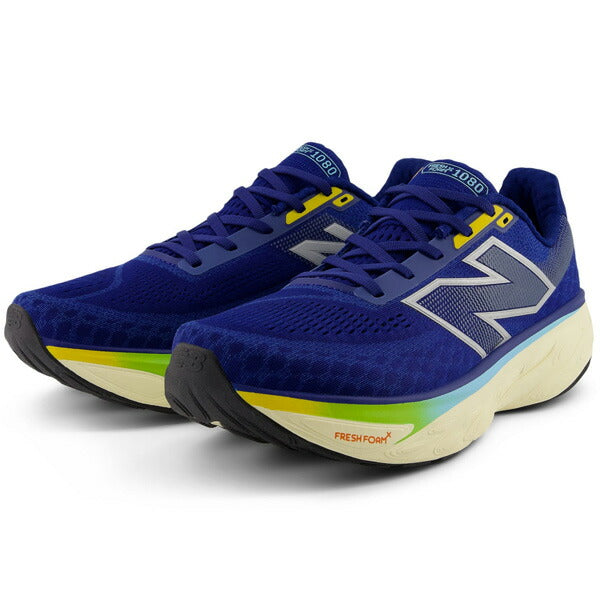 ニューバランスNewbalanceメンズランニングシューズFreshFoamX1080v14N14M1080N14-2EマラソンジョギングランシューNEWカラー2Eネイビー