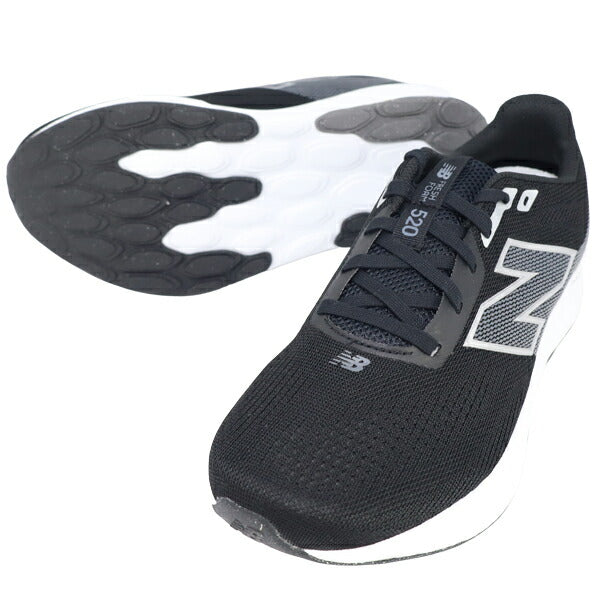 ニューバランスNewBalanceメンズランニングシューズFreshFoam520v9マラソンジョーダンクルーブラックM520LK9-4E
