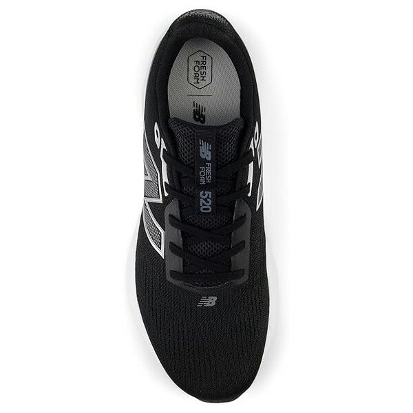 【ショップ限定エントリーでさらに+9倍】ニューバランスNewBalanceメンズランニングシューズFreshFoam520v9マラソンジョーダンクルーブラックM520LK9-4E