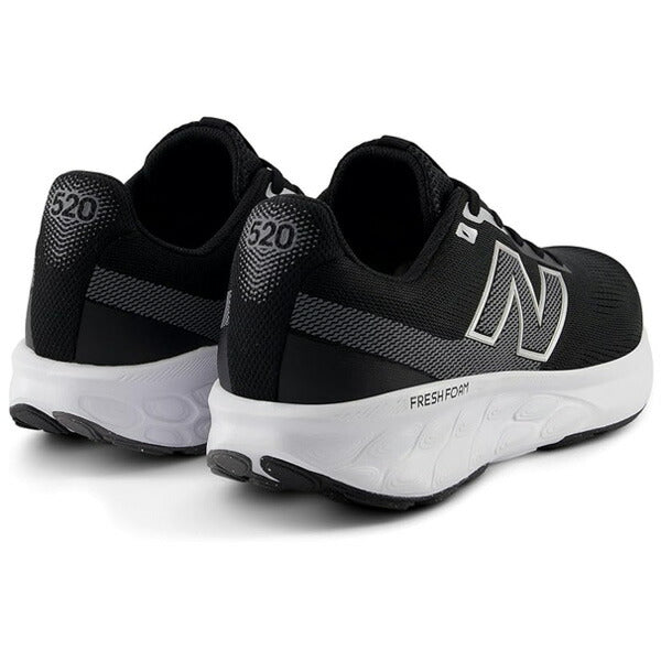 【ショップ限定エントリーでさらに+9倍】ニューバランスNewBalanceメンズランニングシューズFreshFoam520v9マラソンジョーダンクルーブラックM520LK9-4E