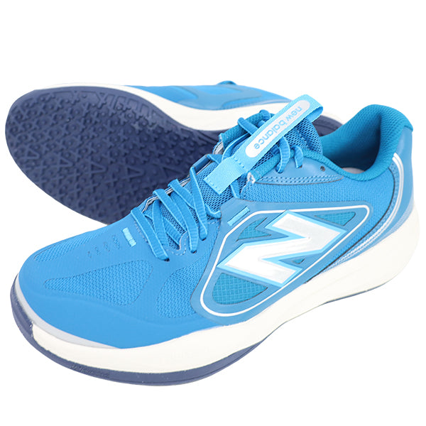 ニューバランス new balance テニスシューズ FuelCell 796 v5 メンズ 大人 オムニクレーコート レースアップ 軽量 通気性 耐久性 クッション性 M796-2SP-2E