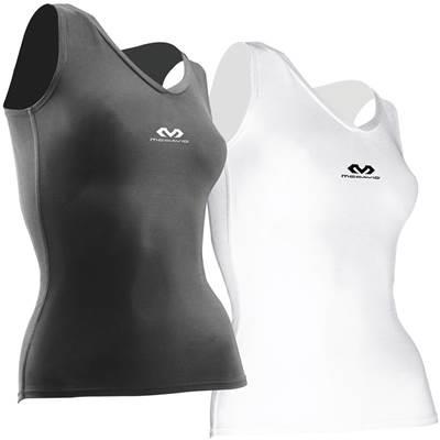 マクダビッドMcDavidウィメンズVタンクM885Wレディースバスケインナーシャツノースリーブコンプレッション疲労軽減