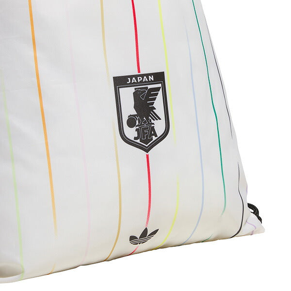 日本代表JFA2026アウェイジムバッグM9451サッカーオフホワイト47×37cmアディダスadidas