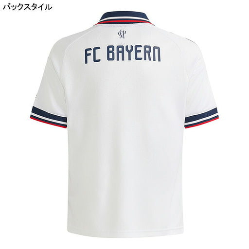 バイエルンミュンヘンジュニアBAY2026-27レプリカアウェイユニフォーム半袖M9571-JZ3097サッカーホワイトアディダスadidas