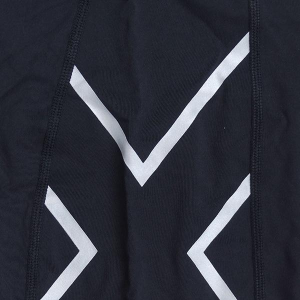 ツータイムズユー2XUコンプレッションタイツMA3851BランニングハーフスパッツUVカットブラックメンズ