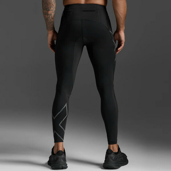 【ショップ限定エントリーでさらに+9倍】【ネコポス送料無料】ランニングタイツロングメンズツータイムズユー2XUコンプレッションタイツロングスパッツ陸上マラソンMA5305B着圧タイプ