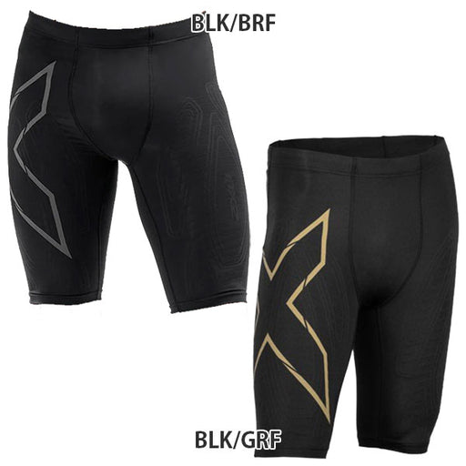 ツータイムズユー2XUコンプレッションタイツロングスパッツMA5331Bランニングロングスパッツブラックメンズ