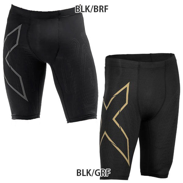 ツータイムズユー2XUコンプレッションタイツロングスパッツMA5331Bランニングロングスパッツブラックメンズ