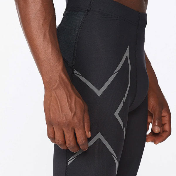 ツータイムズユー2XUコンプレッションタイツロングスパッツMA5331Bランニングロングスパッツブラックメンズ