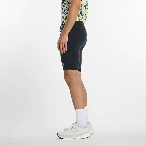 ニューバランスNewBalanceポケットハーフタイツ9インチメンズランニングパンツRBCブルックリンハーフマラソンMB623547-BK