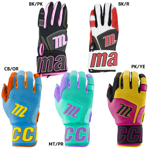 マルーチmarucci野球バッティンググローブBLACKSMITHFULLWRAP両手用MBG2BKSMFW