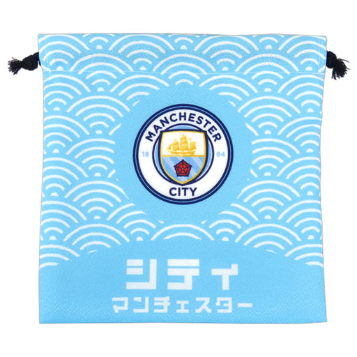 【ネコポス対応可】マンチェスターシティオフィシャル巾着袋MC54698サッカープレミアリーグサポーターグッズ
