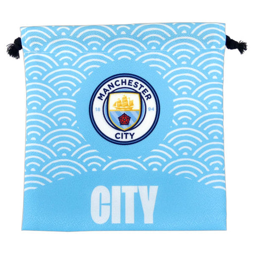【ネコポス対応可】マンチェスターシティオフィシャル巾着袋MC54698サッカープレミアリーグサポーターグッズ