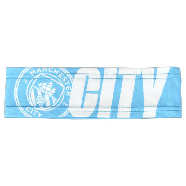 【ネコポス対応】マンチェスターシティオフィシャルヘッドバンドMC54924サッカープレミアリーグサポーターグッズメンズ