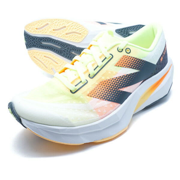 FUELCELLREBELレベルV4ニューバランスNewBalanceMFCXLL4-Dホワイトライムランニングシューズ
