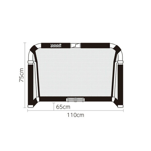 【メーカー取寄せ商品：納期3-4日(平日)】フットボールギアfootballgearクレイジーゴールミディアム110×75MGX-1175-BLUサッカーミニゴールトレーニング用品ブルー
