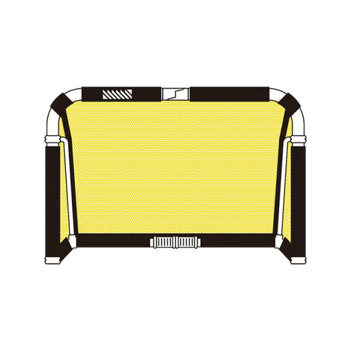 【メーカー取寄せ商品：納期3-4日(平日)】フットボールギアfootballgearクレイジーゴールミディアム110×75MGX-1175-YELサッカーミニゴールトレーニング用品イエロー